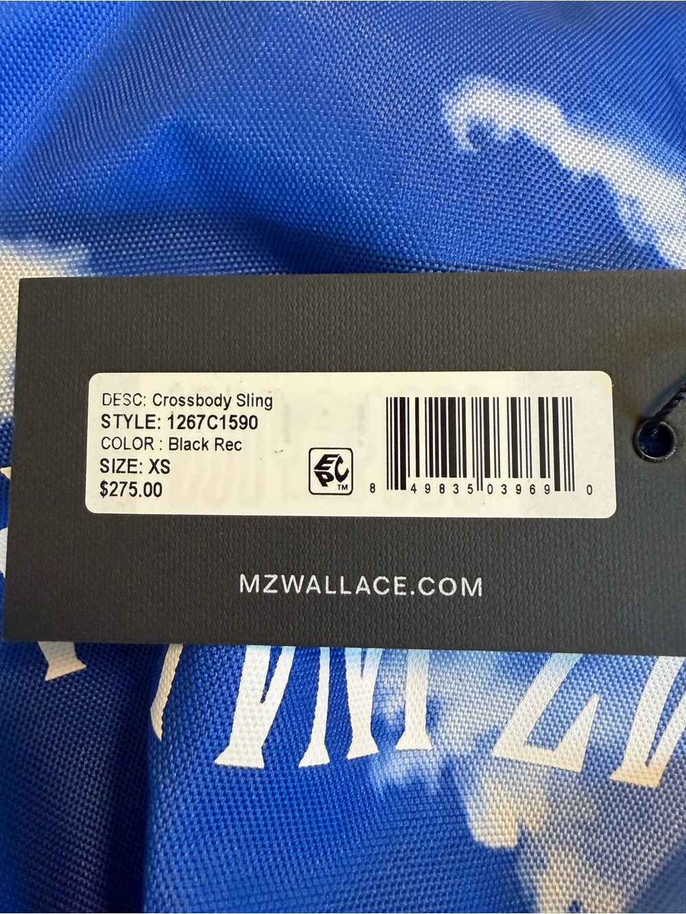 MZ Wallace: Crossbody Sling Bag - Black Recycled GUC - Picture 13 of 16